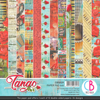 Ciao Bella - Paper Pad - Tango Collection 6x6 CBQ029