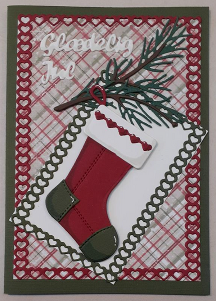 By Lene - Cutting & Embossing Die - Christmas sock  BLD1487