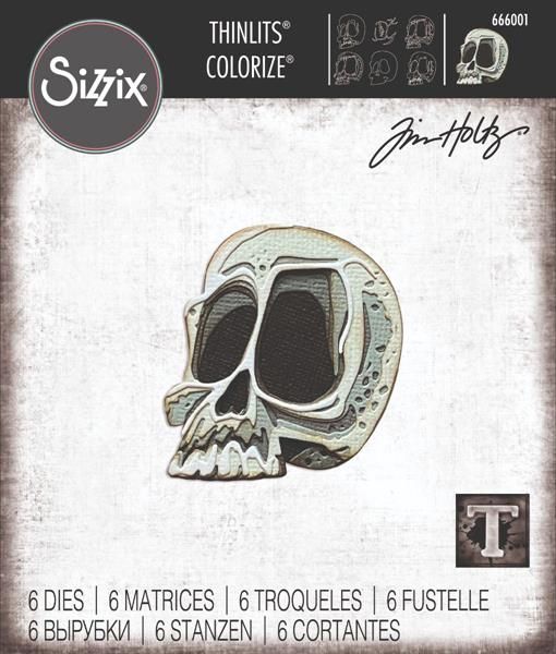 Sizzix Thinlits Die Set -6PK  Spencer Colorized 666001