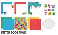 Dutch Doobaboo - Crafty Kit Monster house 20x20cm