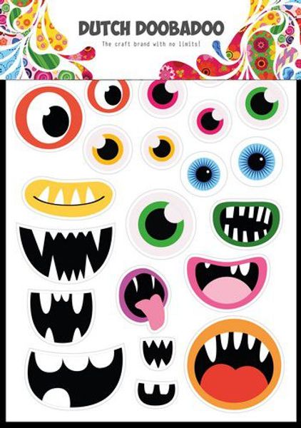Dutch Doobaboo - Sticker Art A5 Monsters 491.200.026