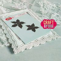 Craft and You - Die - Poinsettia CW198