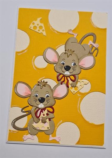 By Lene - Cutting & Embossing Die - Mice  BLD1497