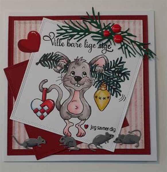 By Lene - Clearstamp - Mice 2  BLS1221