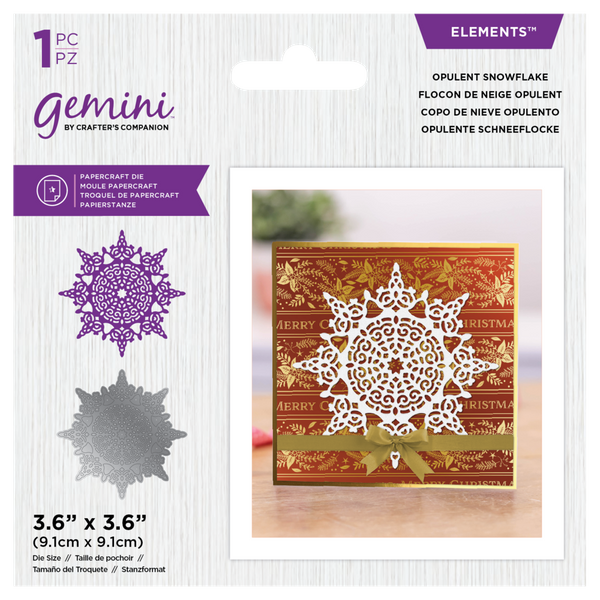Gemini - Dies - Opulent Snowflake GEM-MD-ELE-OPSNOW