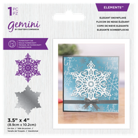 Gemini - Dies - Christmas Intricate Doily - Elegant Snowflake GEM-MD-ELE-ELSNOW