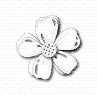 Gummiapan - Dies - Stor blomma  D220488