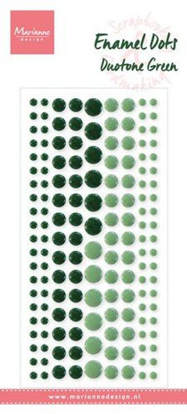 Marianne D - Decoration Enamel dots - Duotone Green PL4522