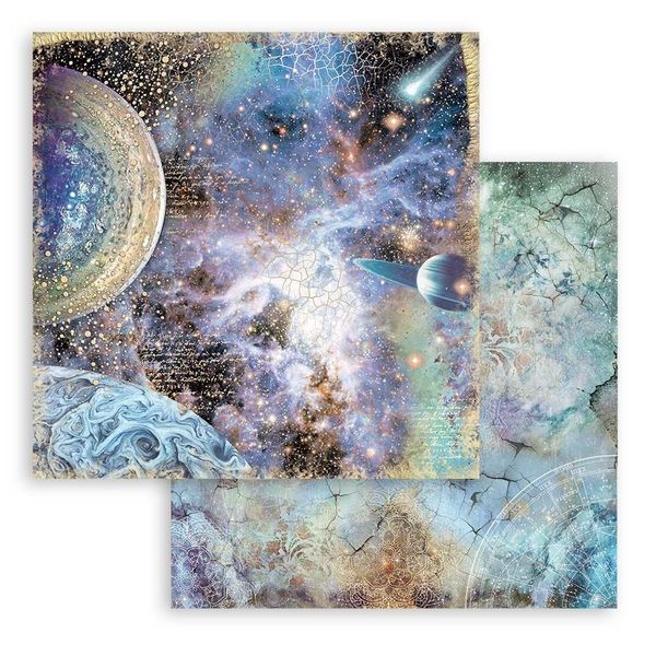 Stamperia - Paper Pad 8x8 - Cosmos infinity Backgrounds