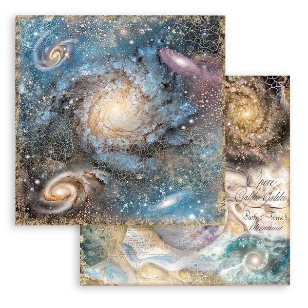 Stamperia - Paper Pad 8x8 - Cosmos infinity Backgrounds