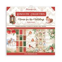 Stamperia - Paper Pad 12x12 - Romantic Home for the Holidays