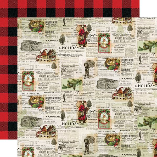 Simple Stories - Vintage Christmas Lodge - Collection Kit 12X12