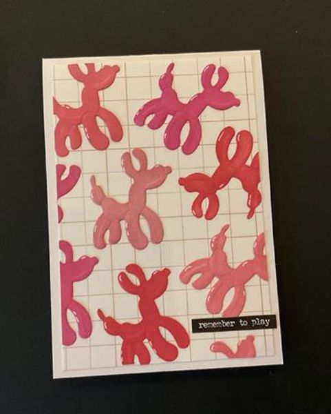 By Lene - Cutting & Embossing Die - Balloon Animals  BLD1509
