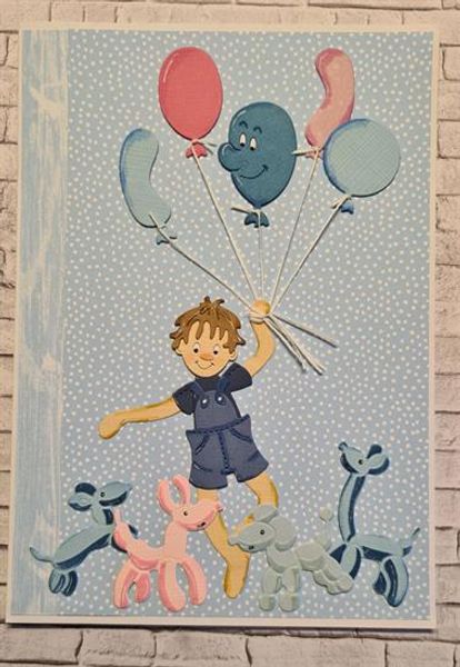 By Lene - Cutting & Embossing Die - Happy Balloon  BLD1510