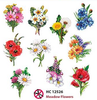 Easy 3d toppers - Meadow flowers  HC12526