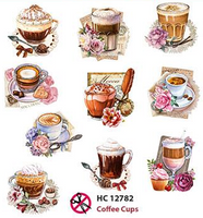 Easy 3d toppers - Coffee cups  HC12782
