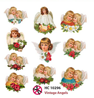 Easy 3d toppers - Vintage Angels HC10296
