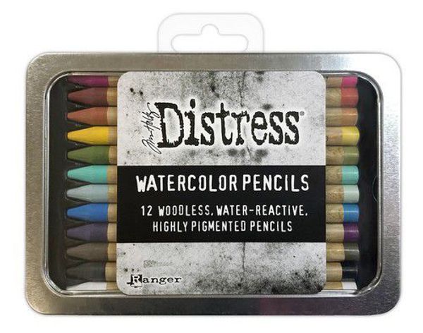  Tim Holtz/Ranger - Distress Watercolor Pencils 12 pc Kit #1