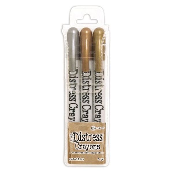 Ranger - Distress crayons Set Metallics 58700TDBK