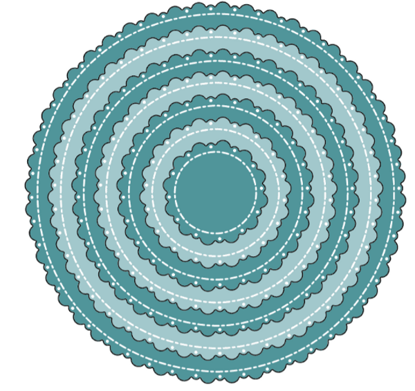 DIE – Basic scallop circle