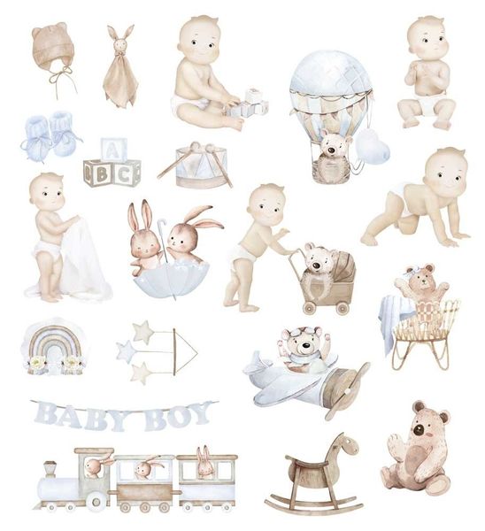 Paper for you -  Lullaby baby Boy - Die Cuts
