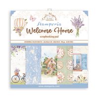 Stamperia - Paper Pad 8x8 - Create Happiness - Welcome Home
