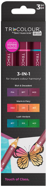 Spectrum Noir - TriColour Brush Marker - 3pc Touch of Class