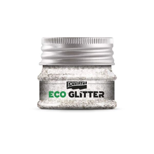 Pentart - Eco Glitter - coarse  Silver 15g
