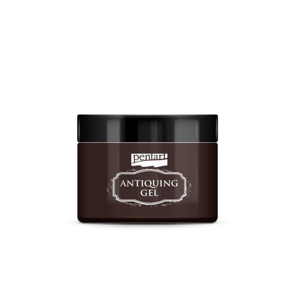 Pentart - Antiquing gel brown 150ml - Brown