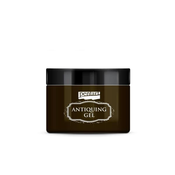Pentart - Antiquing gel brown 150ml - Umber