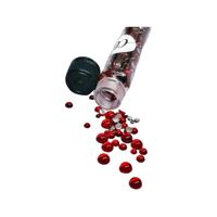 Embellishments - Half Spheres Ruby red