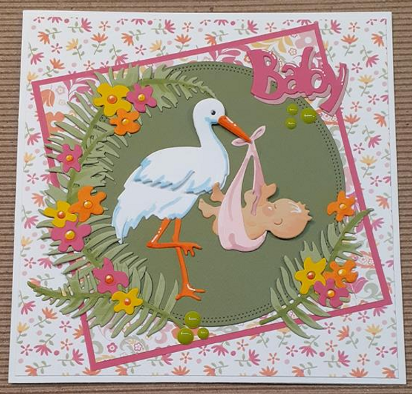 By Lene - Cutting & Embossing Die - New Born  BLD1538