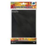 Alcohol Ink Dura - Bright Black Opaque Matte 5x7 10 sht TAC81067