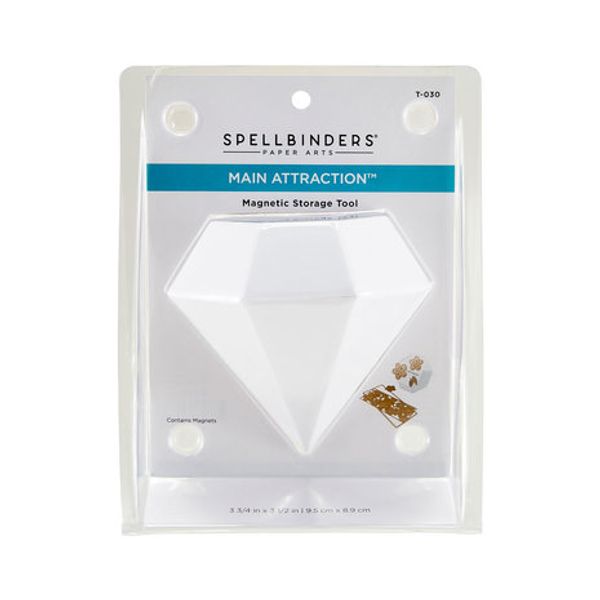 Spellbinders - Main Attraction Magnetic Storage Tool White T-030