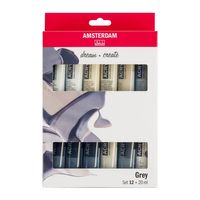 Amsterdam - standard series set - Grey set 12x20 ml