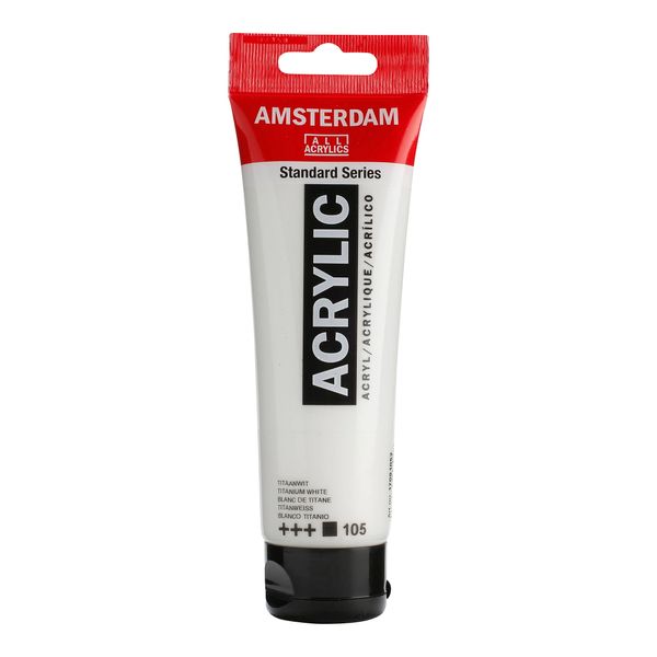 Amsterdam - Acrylics 120ml - 105 Titanuim white