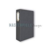 Masterpiece Memory Planner album 4x8 - Dark Grey 6-rings MP202036