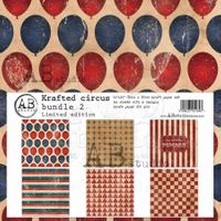 AB studio - Kraftedcircus bundle 2 - scrapbooking paper 12x12 6pc
