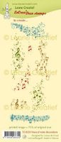 Leane LeCrea - Clear stamp Musical notes decorations 55.8320
