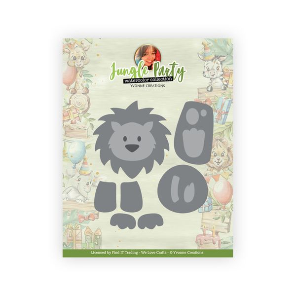 Yvonne Creations - Dies Jungle Party - Lion YCD10307