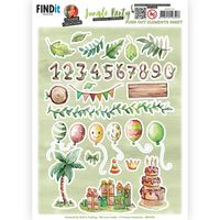 Yvonne Creations - 3D Push out - Jungle Party - Small Elements 10741