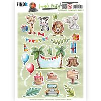 Yvonne Creations - 3D Push out - Jungle Party - Small Elements 10742
