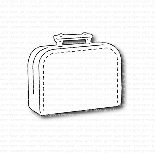Gummiapan - Dies - Liten resväska  D220510