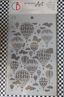 Ciao Bella - texture stencil 5x8 - BALLOONS JOURNEY MS120