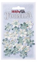 FLORELLA - Blommor blå nyanser, 2cm 003