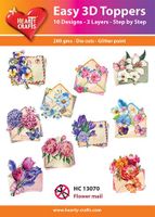 Easy 3d toppers - Flower mail  HC13070