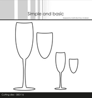 Simple and Basic - die Champagne Glasses SBD116