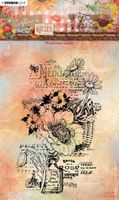 Studio Light - Stamp Sunflower Kisses nr.438 solros med text