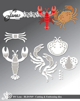 By Lene - Cutting & Embossing Die - Crabs BLD1569