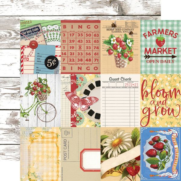 Simple Stories - Vintage Berry Fields - Collection Kit 12X12